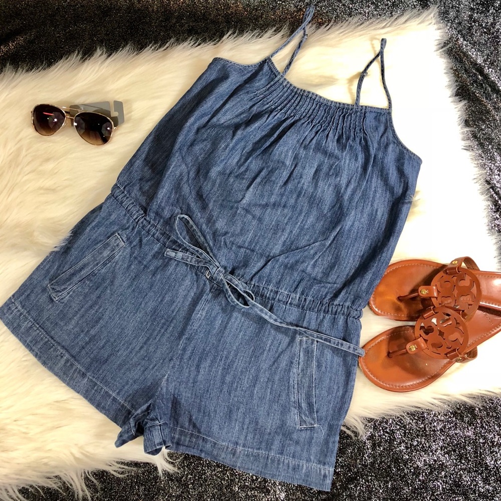 Heritage denim romper